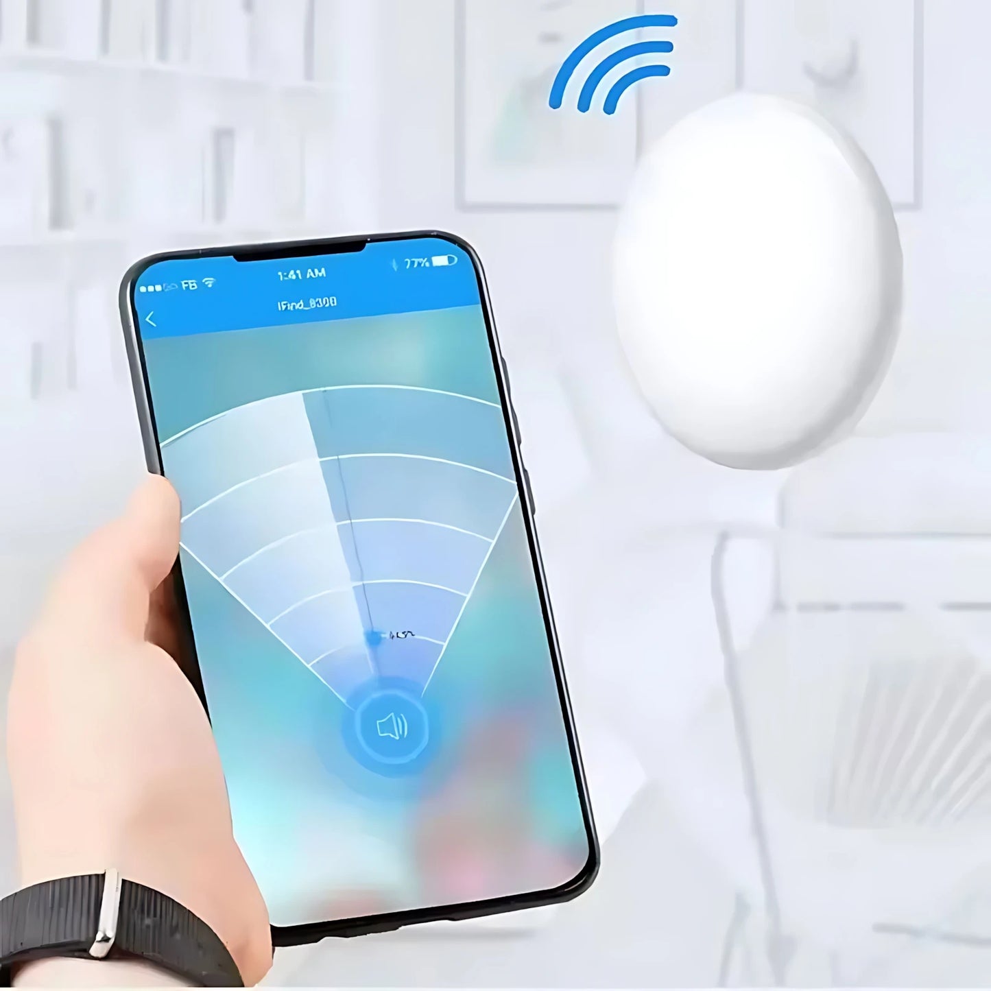 Smart Bluetooth GPS Anti - lose Tracker Sound locate msg reminder alarm For keys wallets kids pets APP tracking on iOS & Android