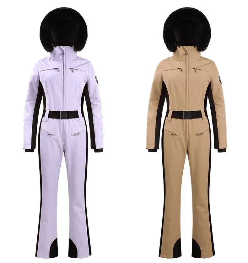 Skiing Suites 2025 Winter Snowboard Wear Outdoor Sports Overalls New 1PS Warm Female Ski Clothing Windproof Waterproof Jumpsuits