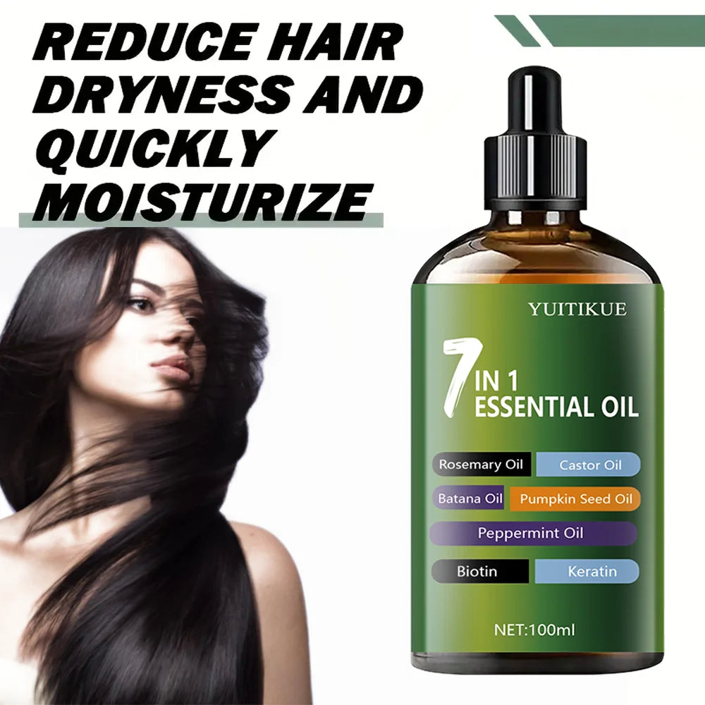 Hair Strengthening Oil Gentle Strengthening Essential Oil Nourishing Oil for Dry Hair Reduces Hair Dryness Quick Moisturization
