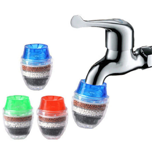 Faucet Water Filter Purifier Kitchen Tap Filtration Activated Carbon Removes Chlorine Fluoride Heavy Metals Hard Water Softener
