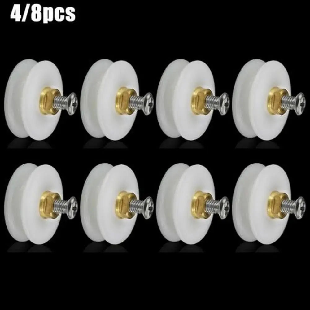 Shower Door Rollers Grooved Quality Replacement Accessories Anti-Rust Baths Parts Diameter Runners Shower Part