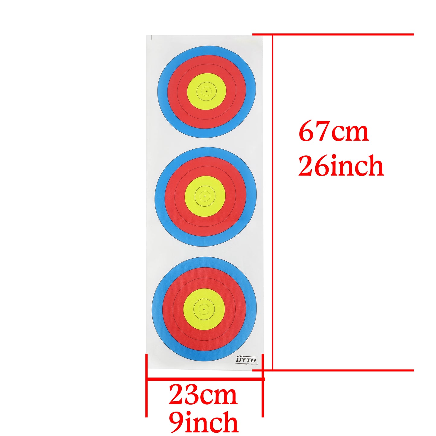 Archery Target Paper 10pcs Standard Competition Target for Recurve Compound Bow Hunting Shooting Practice Archery Accessories