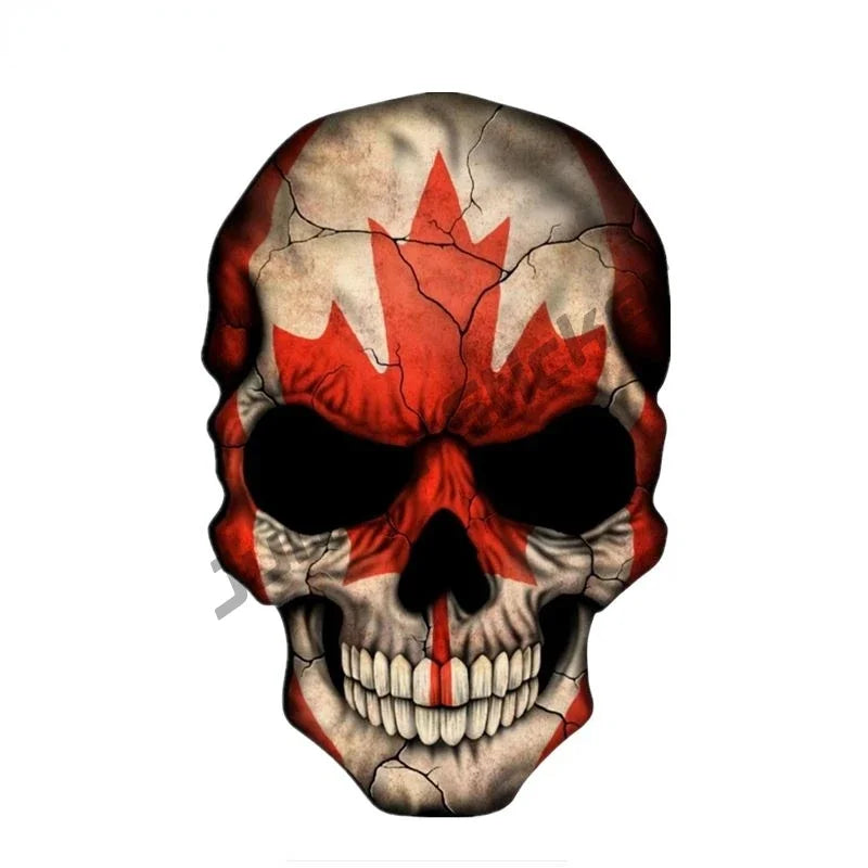 Fashion Canada Decals Canada Round Maple Leaf Decal Canadian Oval Flag Decal Quebec Canada Flag Sticker Premium Quality Stickers