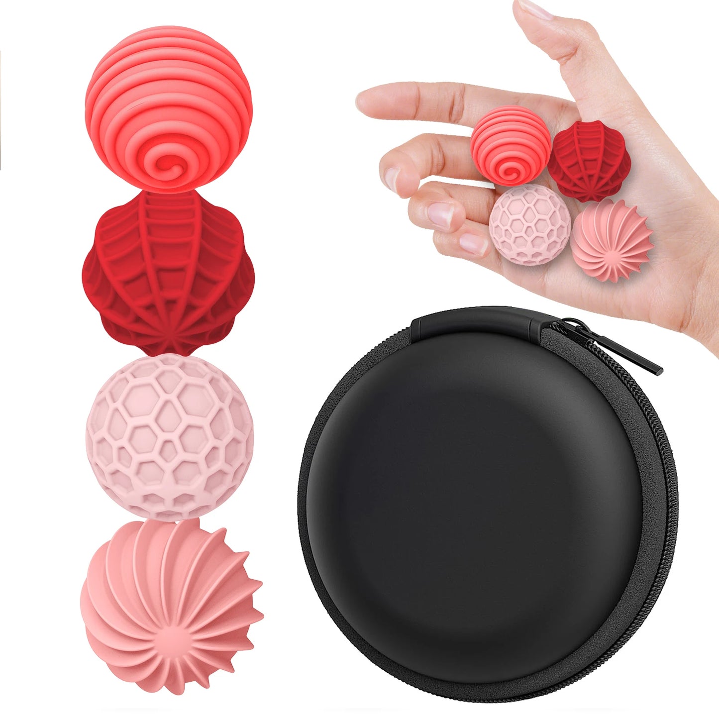 Silicone Magnetic Sensory Balls Fidget Toy Worry Balls Autism Calming Fidgeting Toy Kid Adults Anxiety Relief Stress Sensory Toy