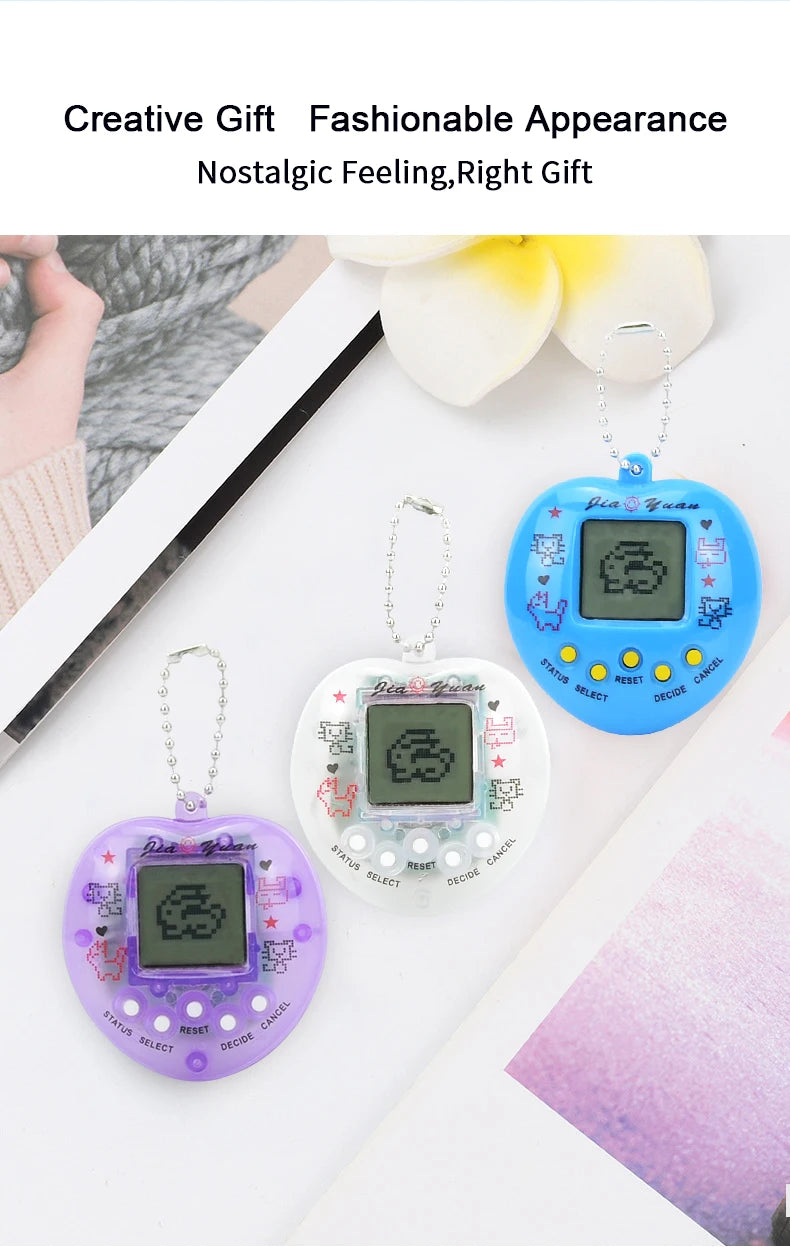 Virtual Pet Tamagotchi Tamagochi Toy in Russian Original German Spanish Polish Electronic Animals Kid Play Game Boy Child Pixel