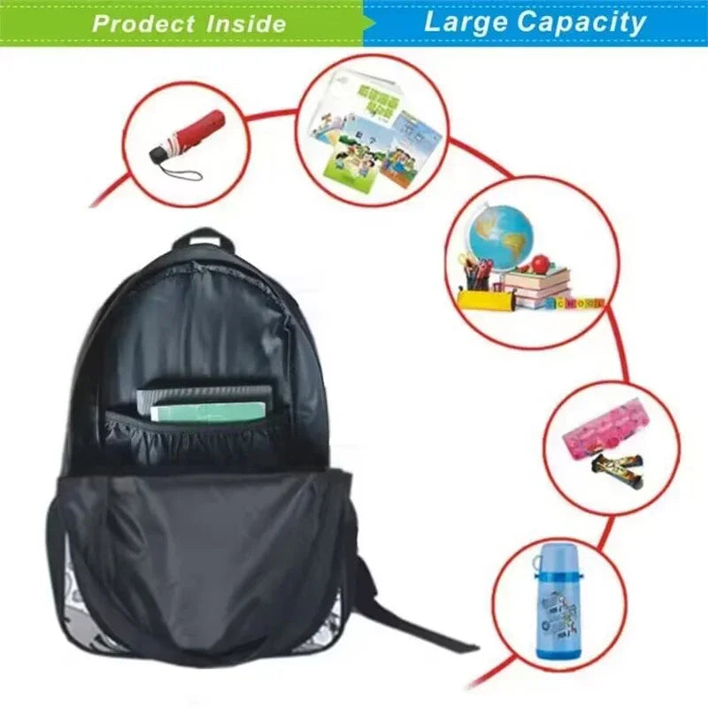 Kids' Cartoon Schoolbags FFlash man Printed Child Backpack,Large Capacity Bookbags for Kindergarten Students,Bags for Boys Girls