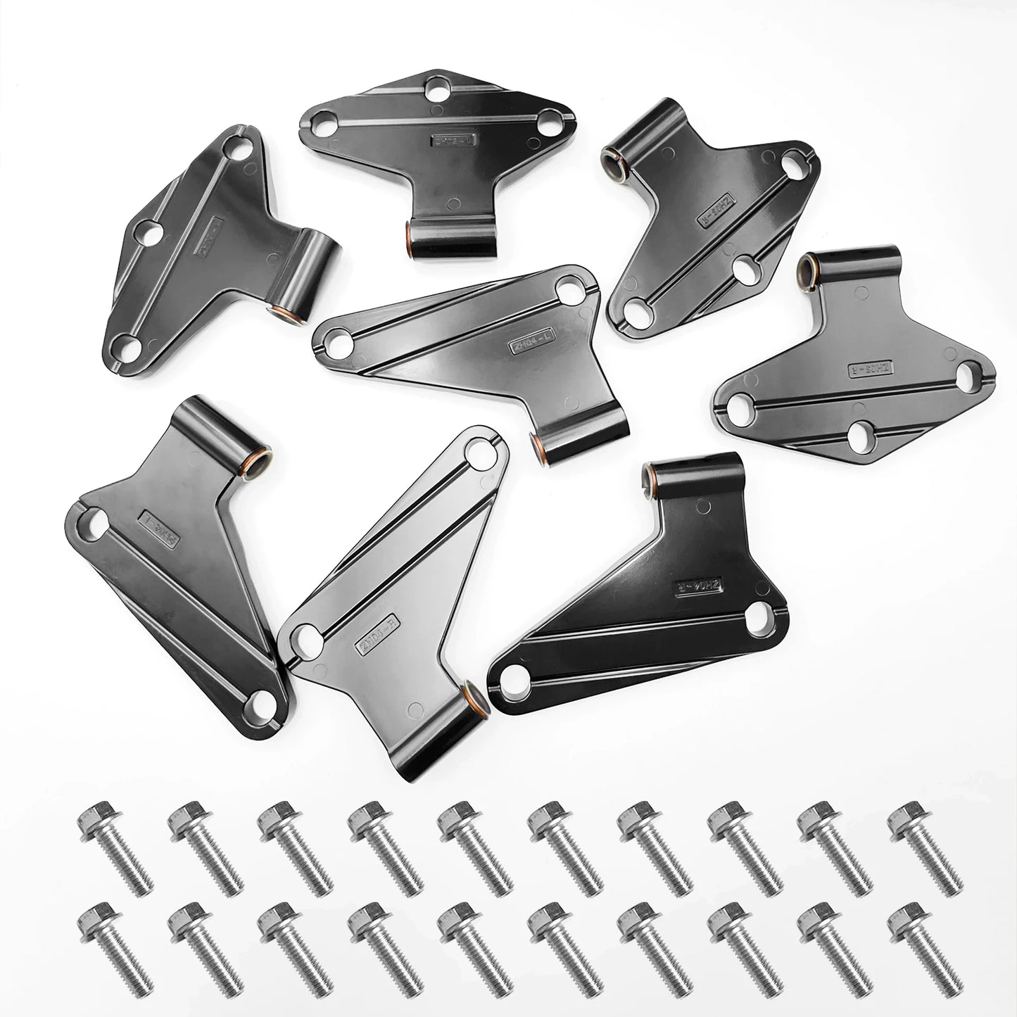 Car Interior Door Hinge Kit Bolt Parts Accessories Fit For Jeep Wrangler JK 2007-2018 4-Door Front Rear Side Hinges Replacement
