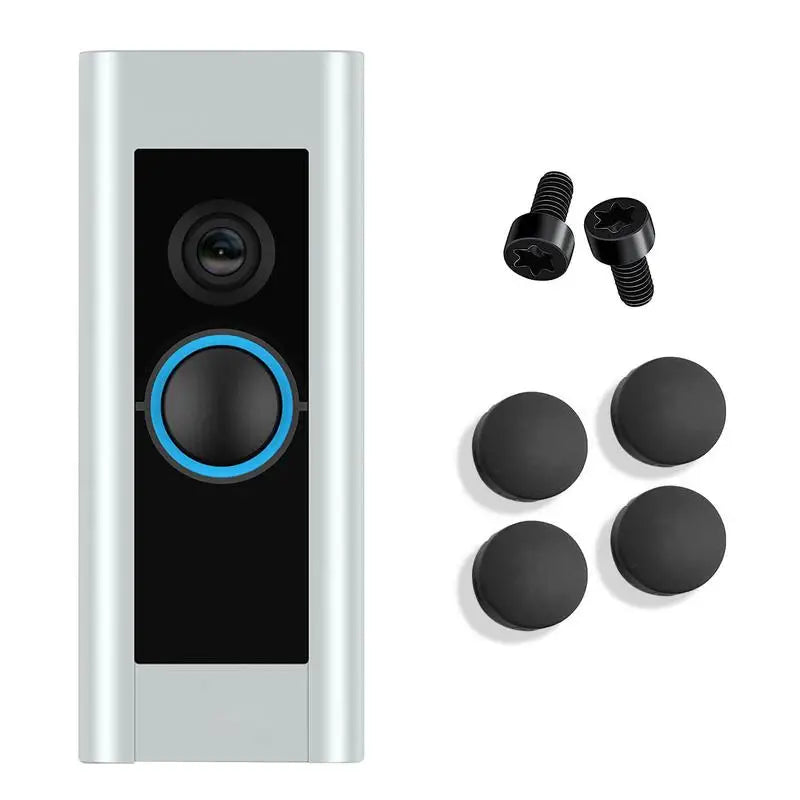 Doorbell Buttons 4 Pieces Door Bell Buttons Replacement Video Doorbell Repair Kit With Screws Portable Ring Accessories Door