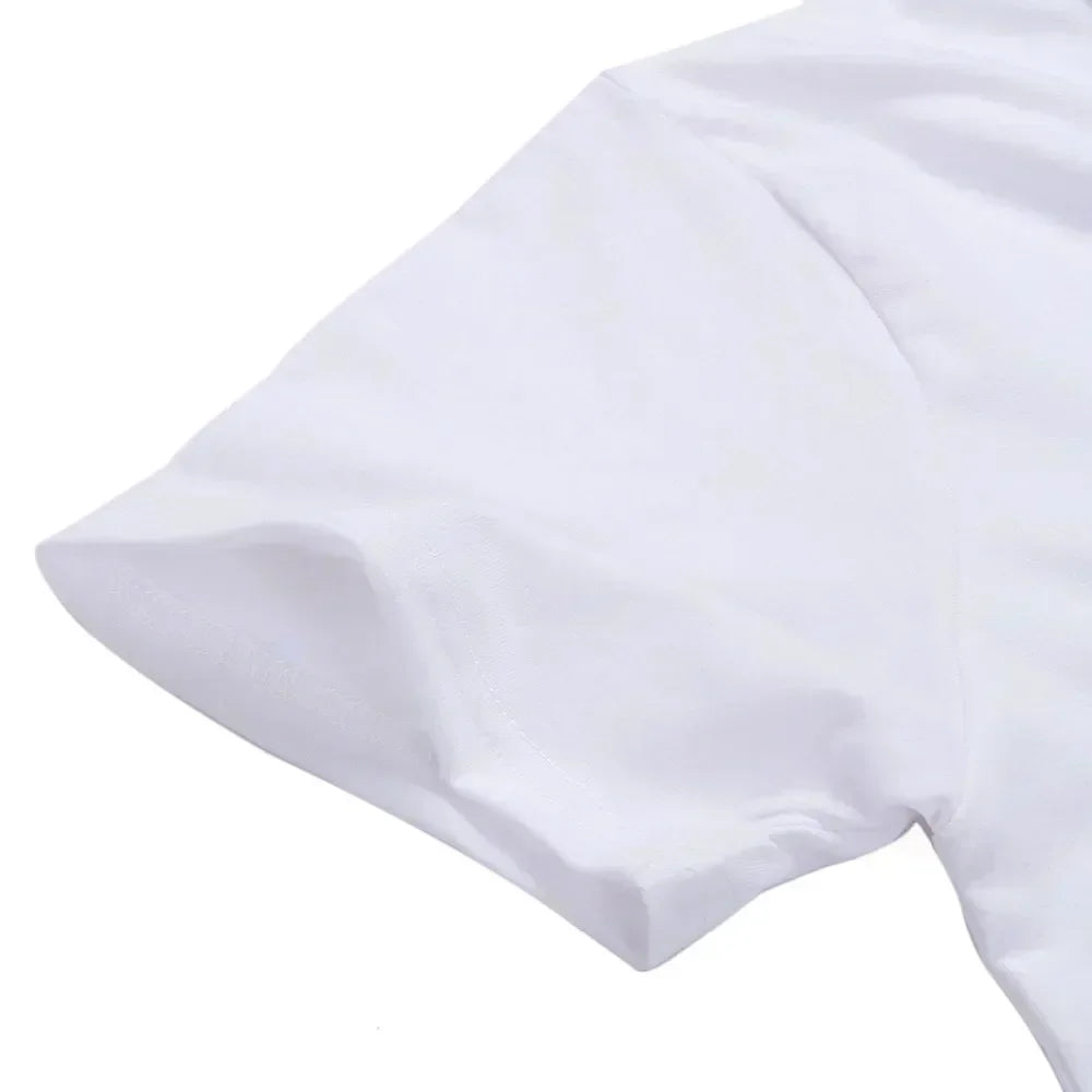 Men Women 100% Cotton  T-shirt Solid Color Trend Leisure Short Sleeve Black White Gray High Quality Heavy Fabric Loose T Shirt