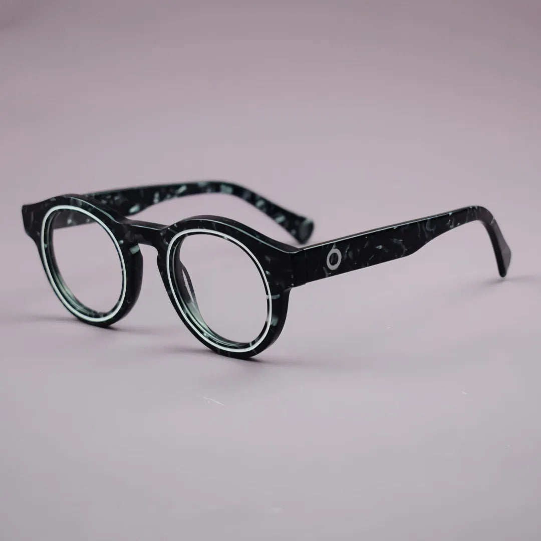Acetate Glasses Frames Retro Round Men's And Women's Glasses High-quality Optical Prescription Frames