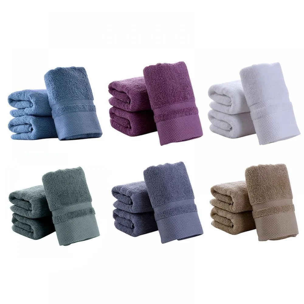 Solid Color Cotton Hand Towels Bathroom Hand Towels Set Ultra Soft And Highly Absorbent Towel For Bath Hand Face Gym And Spa ﻿