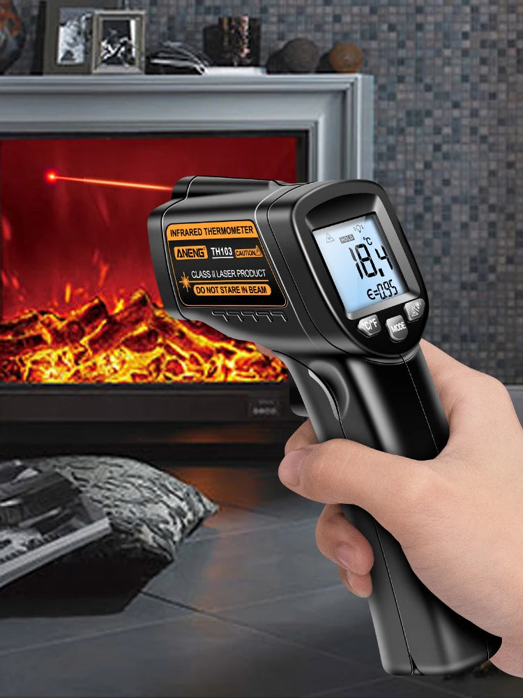 TH103 Digital Infrared Thermal imager Handheld Non Contact IR Laser Thermometer For Cooking Meat Pool Pizza Oven BBQ Food