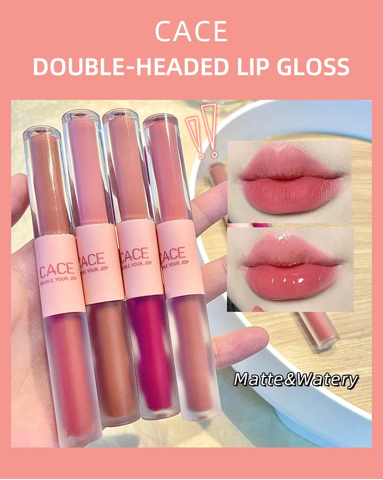 6 Colors Sexy Red Liquid Lipstick Moisturizing Lip Glaze Tint Long Lasting Matte Lip Mud Waterproof Velvet Lipstick Lips Makeup
