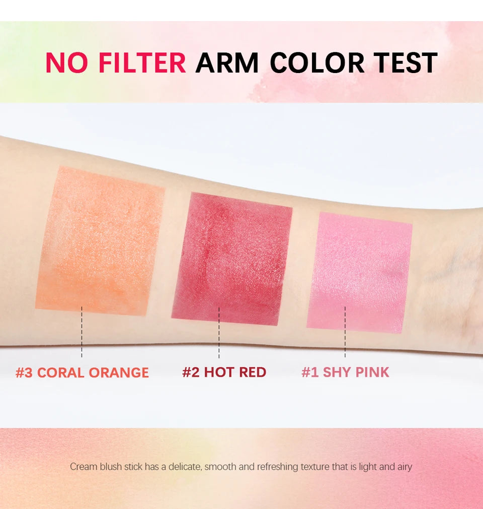 pixiBlush Cosmetic Blush Palette Long lasting Matte Stick Makeup Products Make Up Blusher Cosmetics Pink Blush in Bar Korean