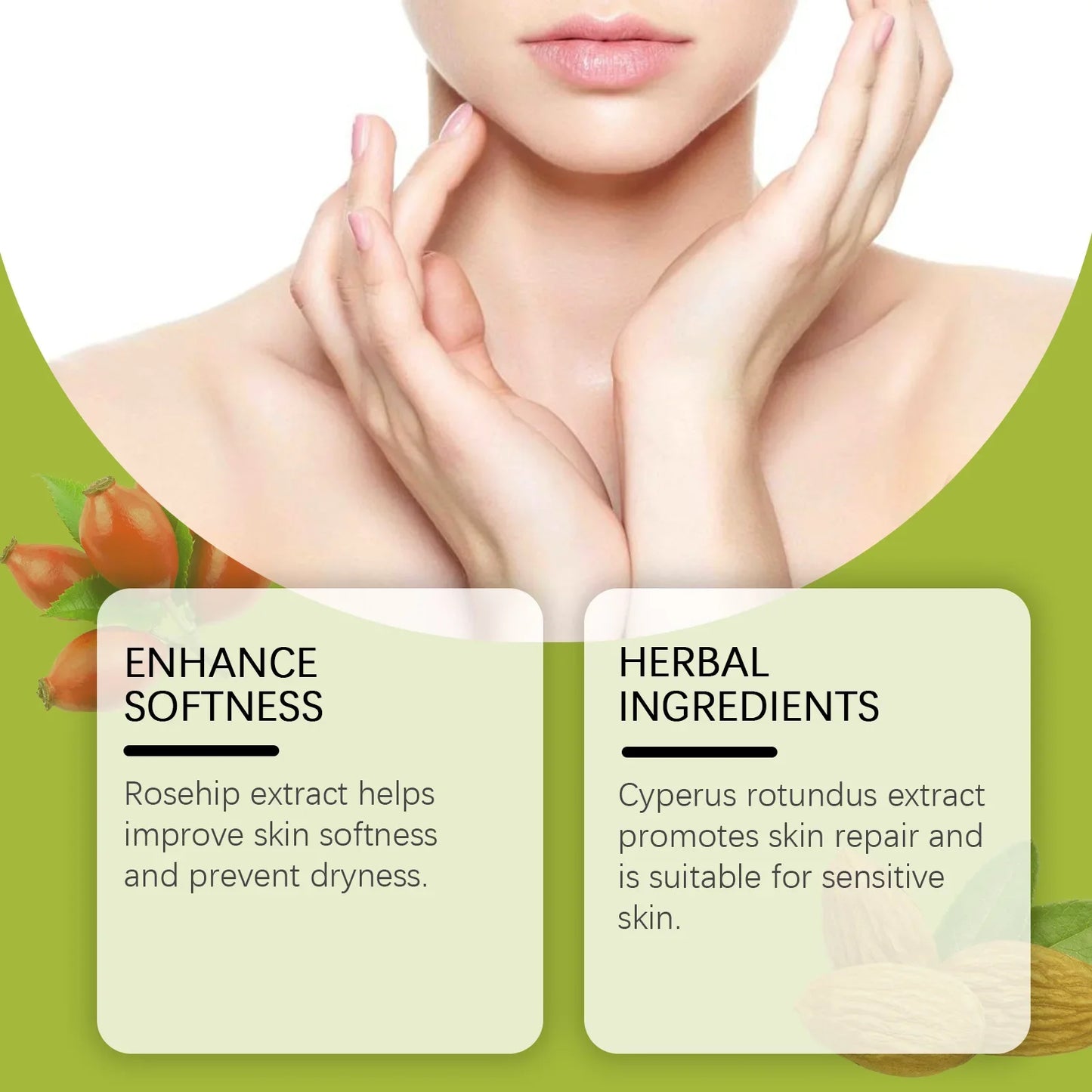 Pure Cyperus Rotundus Essential Oil Moisturizing Nourishing Reduce Redness Smoothing Repair Legs Arms Body Hair Removal Care Oil
