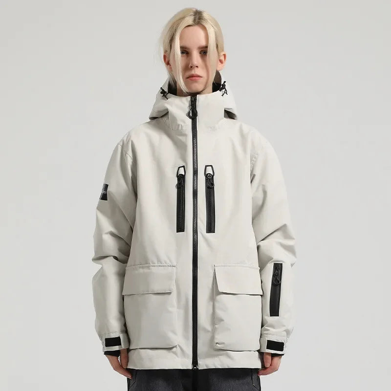 Winter New Skiing Jackets Thickened Warm Winter Clothes Outdoor Sport Waterproof Jackets Loose Couple Snow Coats Snowboard Tops