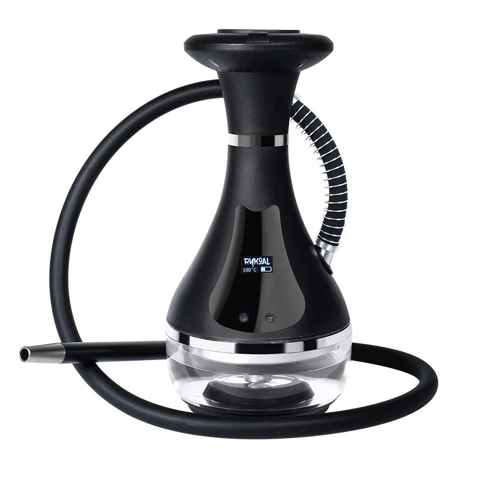 2025 Luxury Electric Portable Stainless Acrylic Hookah Electric Shisha Hookah Set High Quality Shisha with LED Display