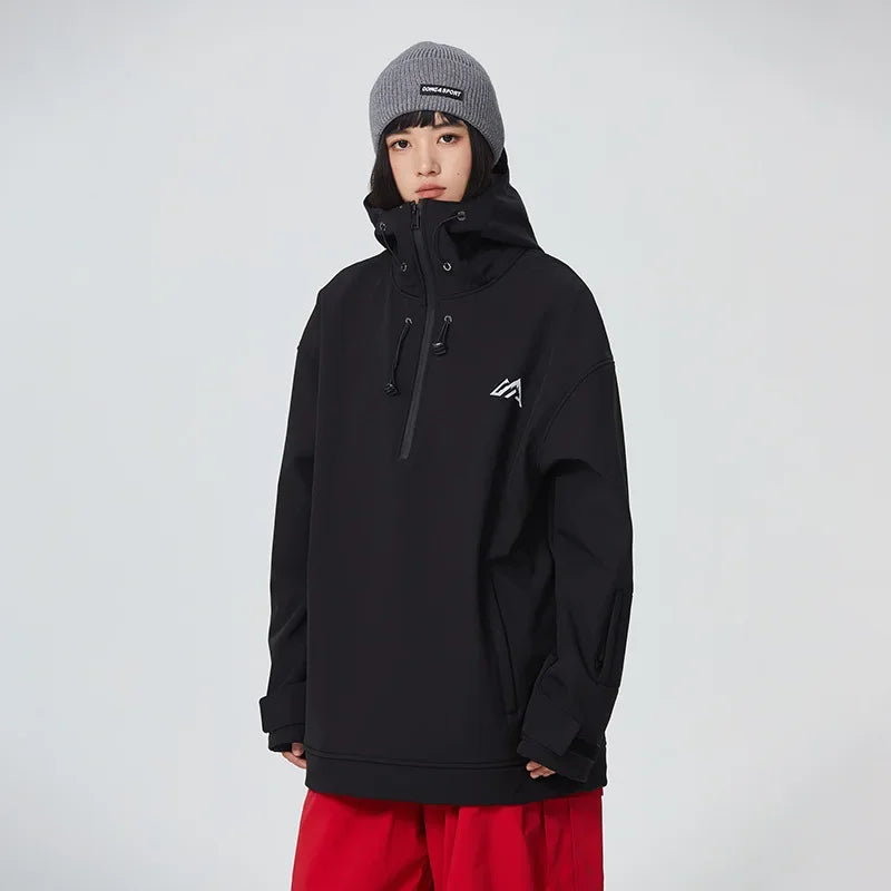 New Couple's Skiing Jackets 2025 Winter Warm Snow Clothes Pro Windproof Woman Ski Sport Hoodies Man Outdoor Snowboard Tracksuit