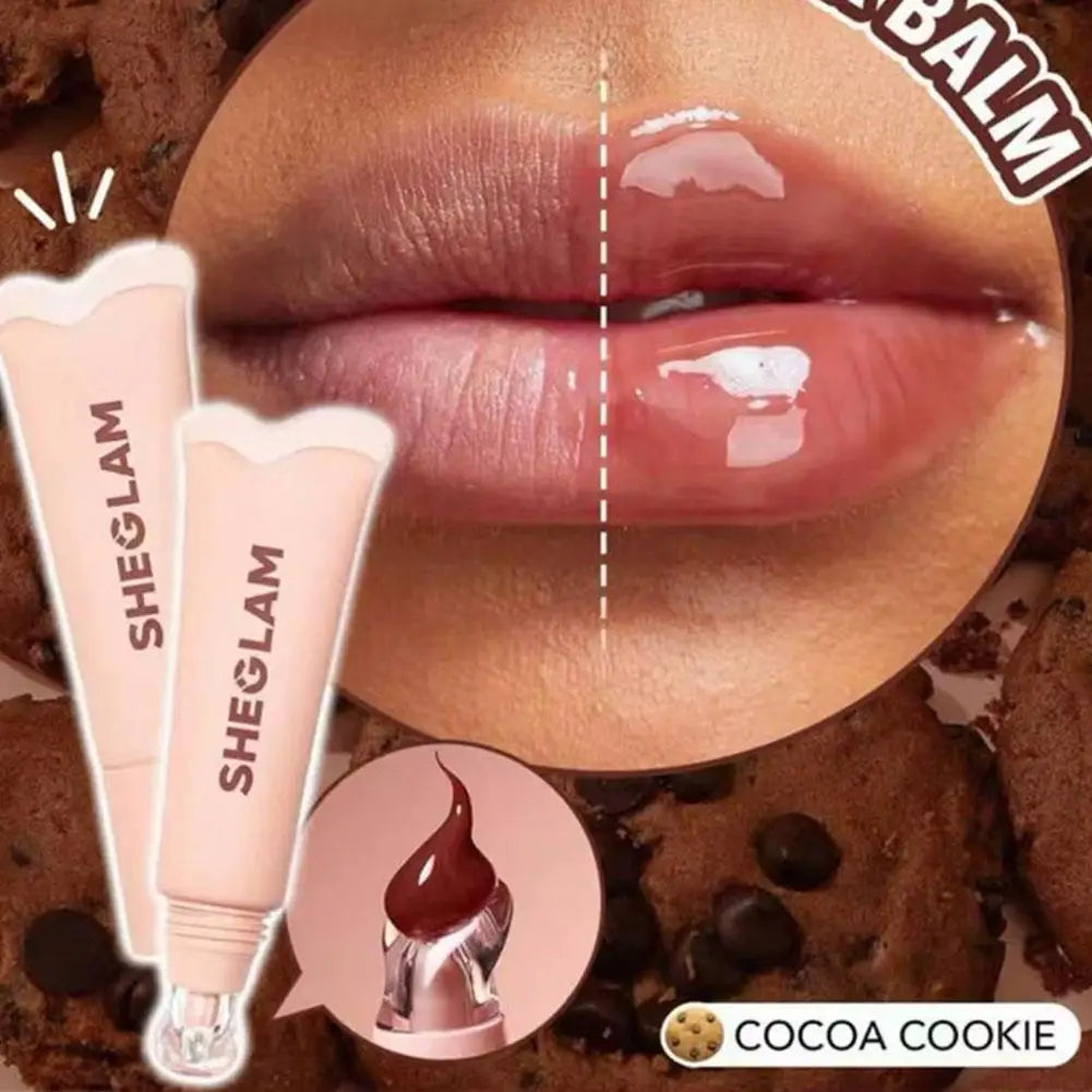 SHEGLAM Crystal Glaze Moisturizing Lip Care Canoy Lane Cocoa Cookie Strawberry Milk Melon Pop Lasting Mirror Lip Tint Beauty Lip