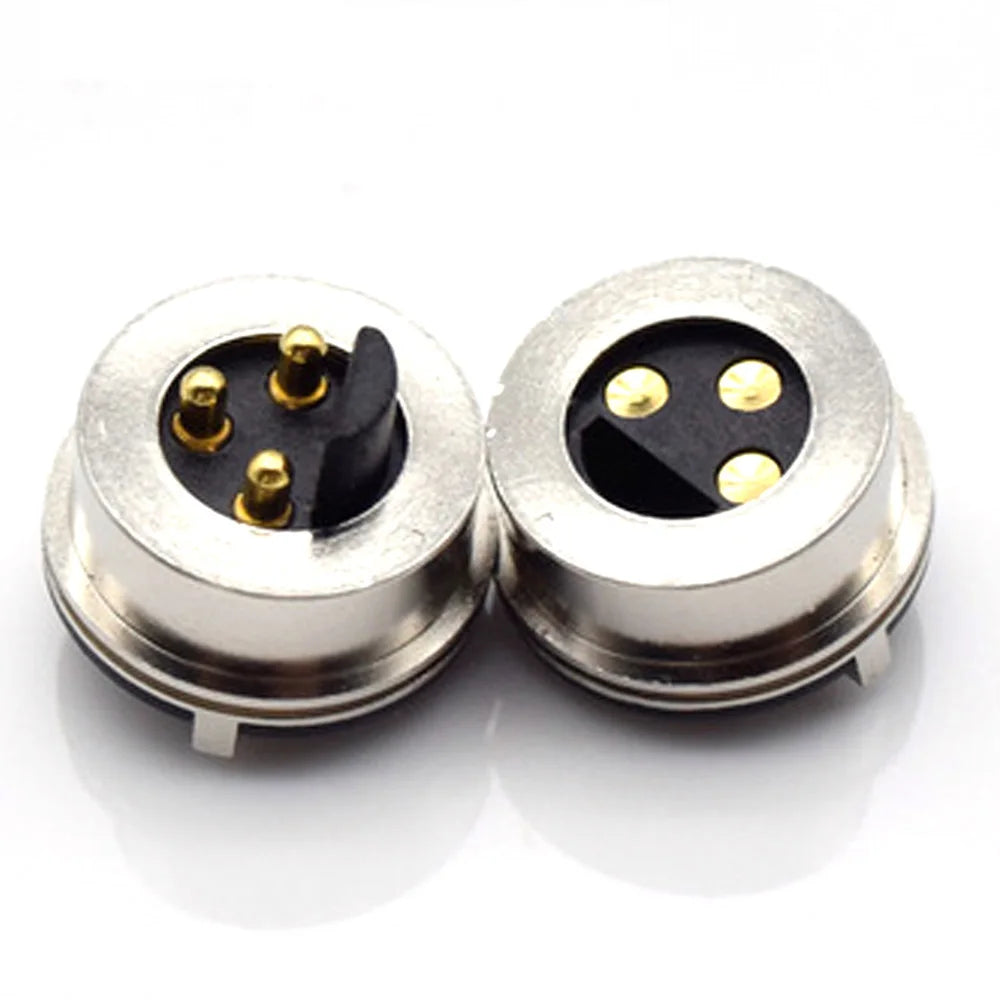 1Pair 2/3/4/5/6Pin waterproof high current magnet suction spring pogo pin male female probe DC power charging magnetic connector