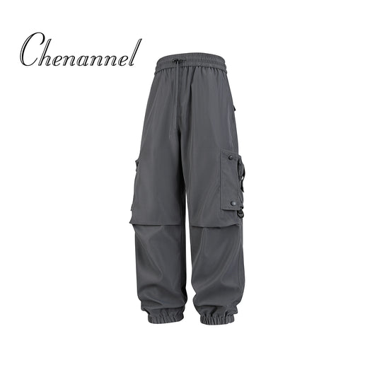 Men Long Pant Outdoor Casual Trousers Fashion Loose Comfortable Solid Color Hiking Running Casual Sport Outdoor Fashion Trousers