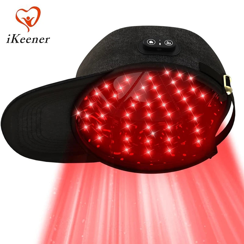 Hair Growth Laser Cap 660nm 850nm Red Light Therapy Hat for Men Women Hair Regrowth System Treatment Device Anti Hair Loss