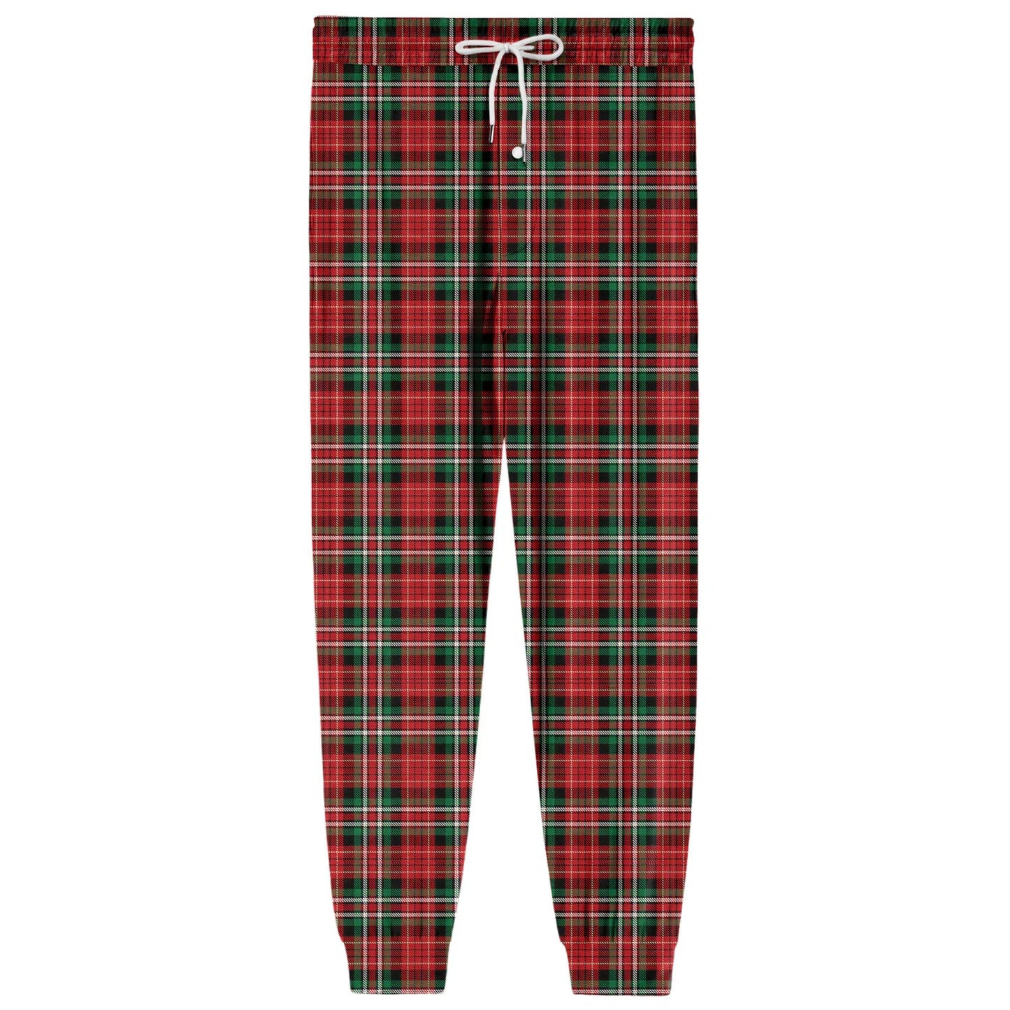 Men'S Plaid Casual Pants Checkered Pattern Cuffed Design Comfortable Fabric Suitable Daily Wear All Seasons Trendy Pajama Pants