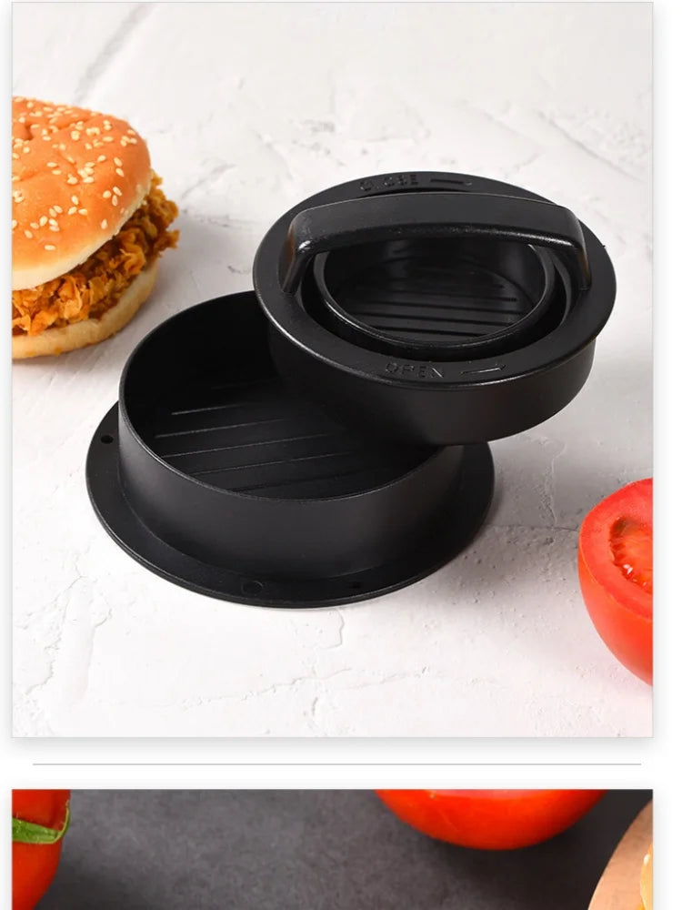 Round Hamburger Presses Burger Press Beef Grill Food-Grade Hamburger Helper Meat Press Cutlets Patty Maker Mold Kitchen Gadgets