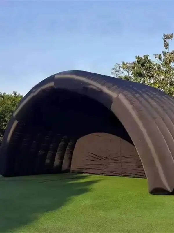 Giant Red Tent While Iatable Stage Cover Shelter Air Roof For Outdoor Activities And Promotion Display