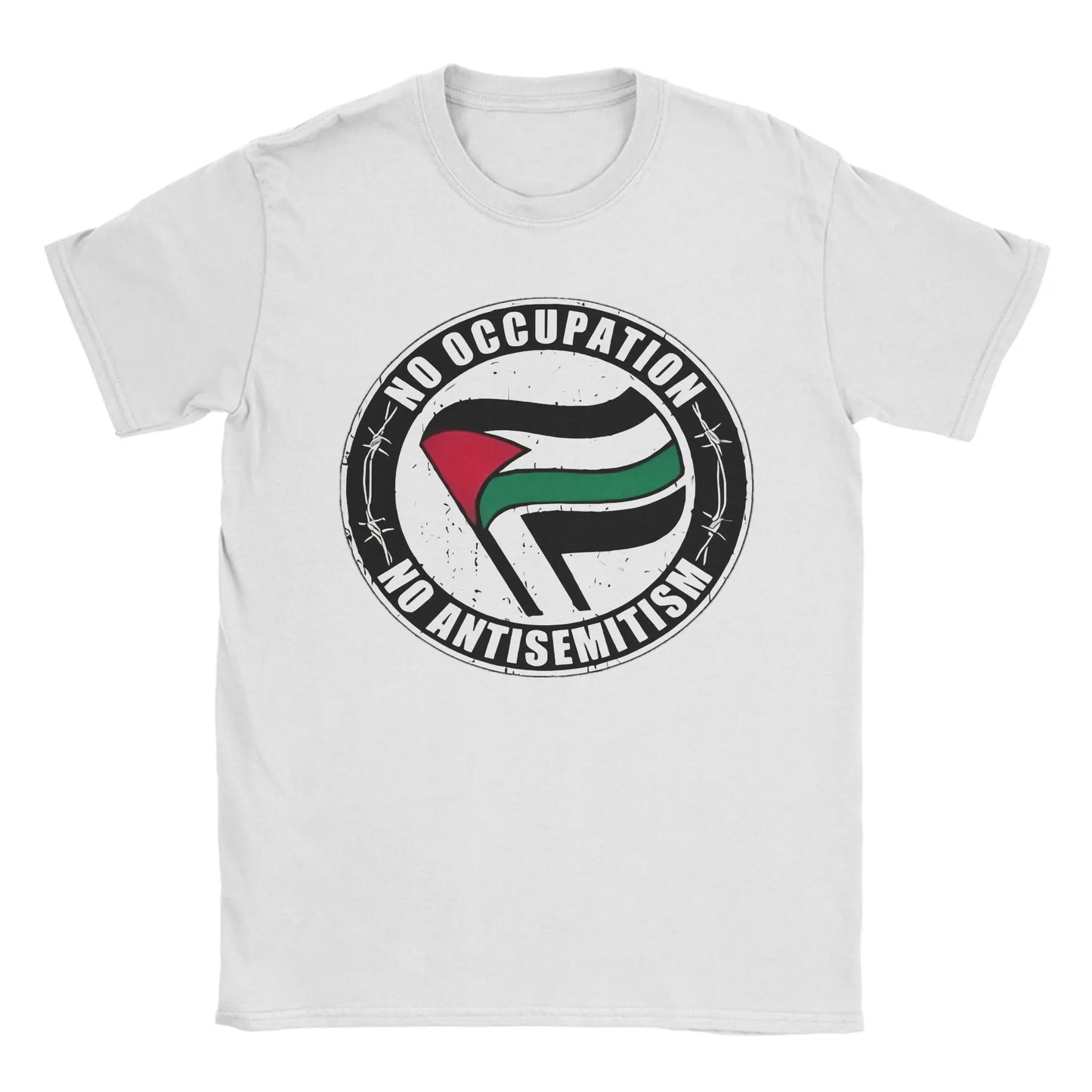 Palestine Flag  T Shirt Summer  Cotton T-Shirts For Men Popular Pattern Tshirt Short Sleeve Vintage Tops