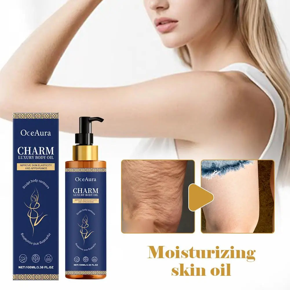 OceAura Natural Plant Oil Body Oil Moisturizes Softens Skin Reduce Cellulite Leaving Supple Gentle Refreshing Smooth Non-sticky