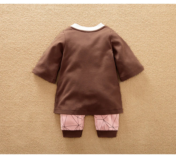 Baby Clothes Cute Role-Playing Pure Cotton Comfortable And Soft 0-18 Boys And Girls Spring And Autumn Long Sleeved Baby Jumpsuit