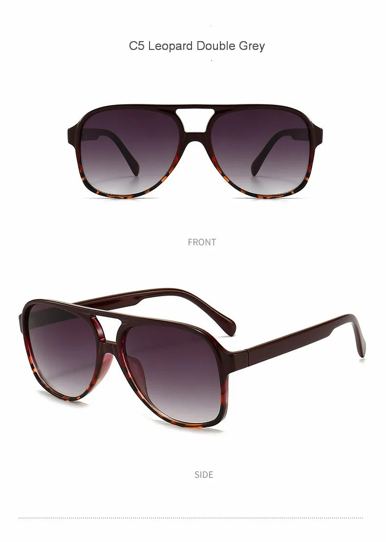 2024 Pilot Polarized Women Sunglasses For Men Retro Sun Glasses Aviation Plastic Female Eyewear Lentes De Sol Mujer UV400