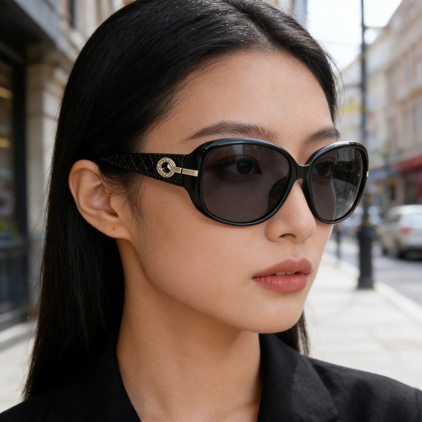 Polarized Sunglasses Trendy Sunglasses Women Polarized Sunglasses Oversized Ladies Sun Glasses Female Eyewear S09