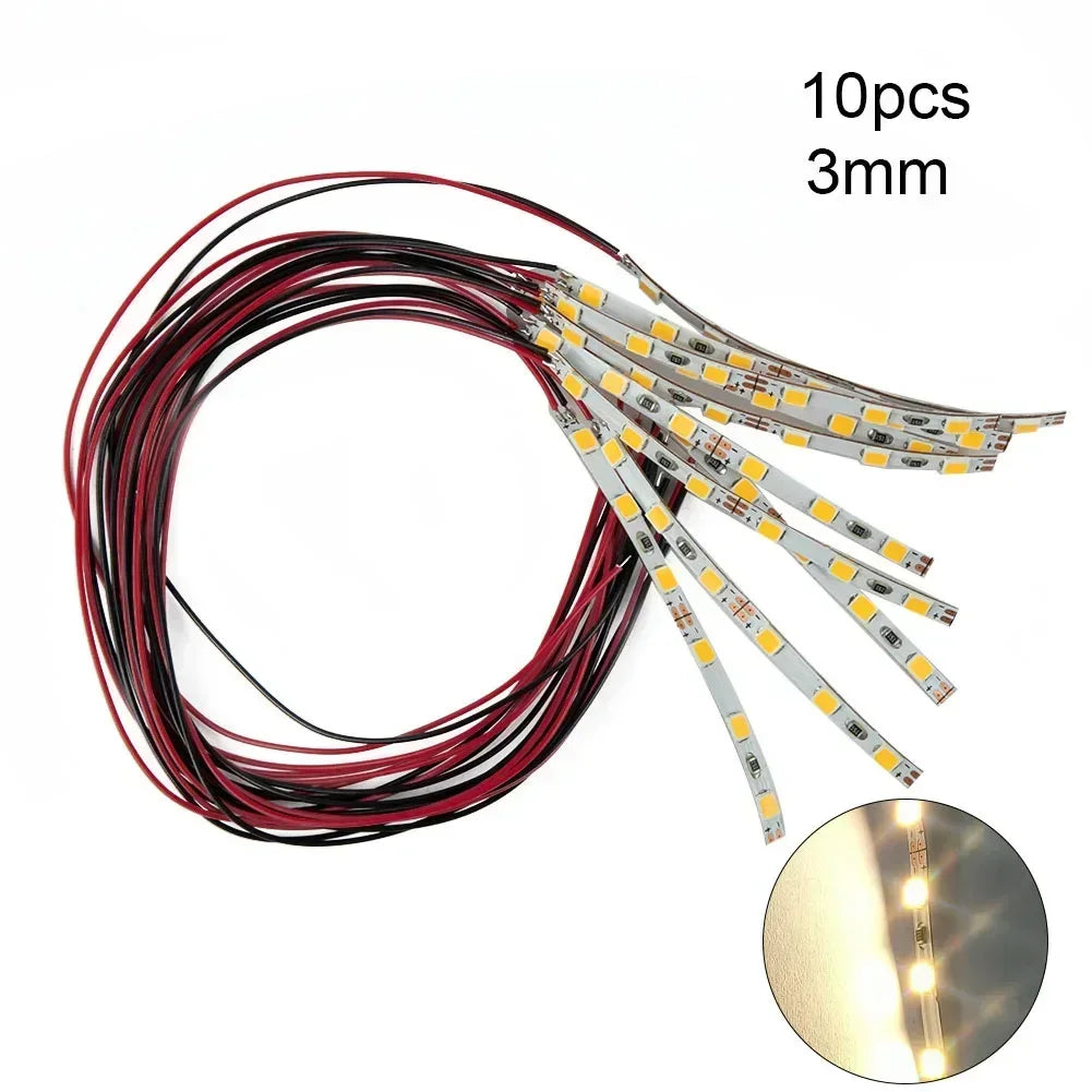 LED Light Strip Self-adhesive Part Warm/White AC/DC Accessories Building Flexible For Railway Layout Lamps Model