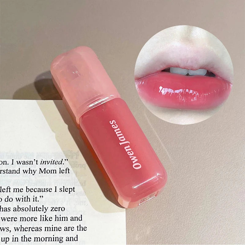 Glossy Non-stick Cup Lip Gloss Long Lasting Cheek Mud Lip Plumper Tinted Lip Lipstick Lip Makeup Cosmetics