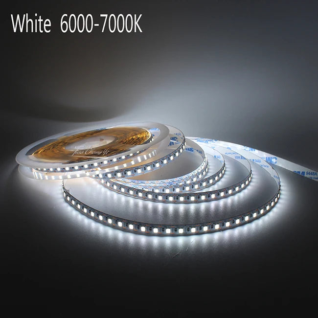 2835 LED Strip light 24V 120LEDs/m 1 LED Cut Super Bright  5mm 8mm PCB Flexible Tape LED Light  White/Natural White 1-10M