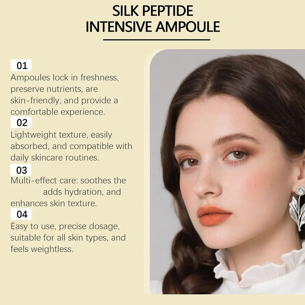 Multi Effect Care Ampoule Essence Collagen Silk Peptide Skin Brightening Essence Moisturizing & Repairing Essence Skin Care