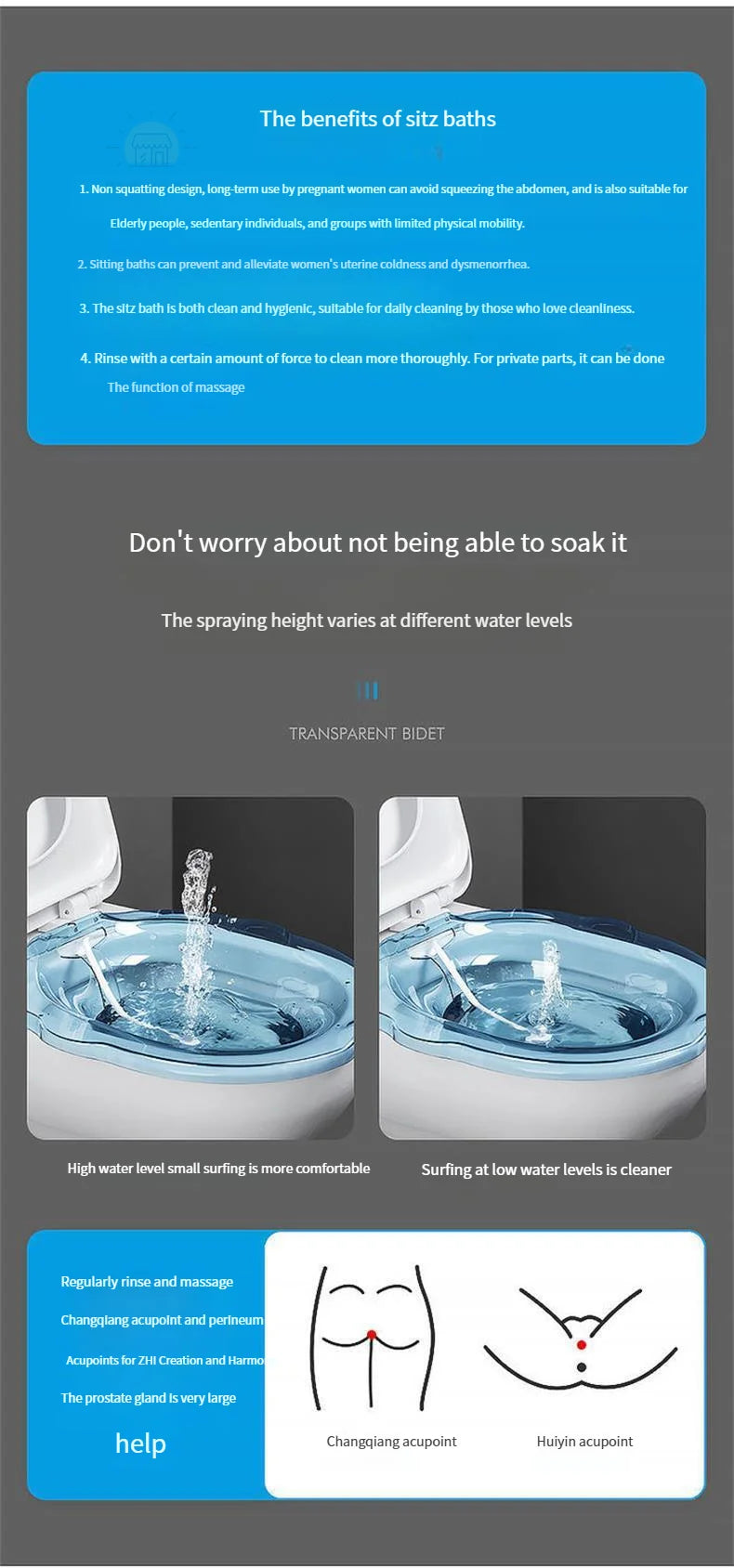 Portable Bathtubs Folding Bidet Maternity Self-Cleaning Private Part Buttock Rinse Perineal Soak Bath Hemorrhoid Treatment Bidet