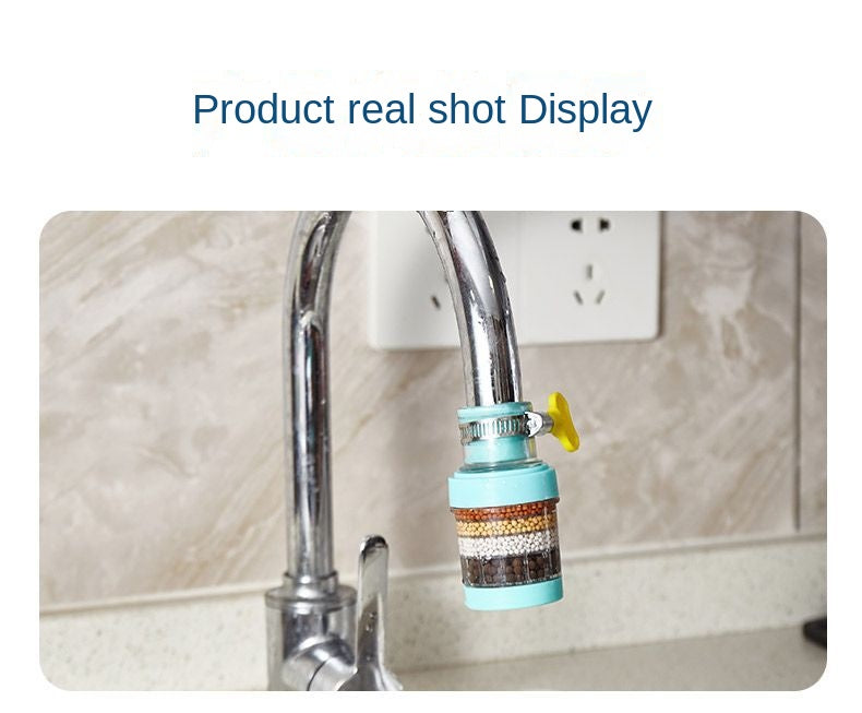 Faucet Filter Kitchen Household Water Purification Tool Six-layer Splash Proof Universal Shower Extension Filter