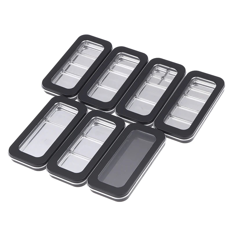 Refillable Magnetic Eyeshadow Palette Empty Black Clear Makeup Storage Case DIY Cosmetic Container for Lipstick Foundation Blush