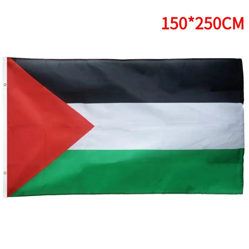 250*150/150*90/90*60/14*21cm Palestine Flag Polyester Flag Palestinian banner National Flags Conference Activity Home Decor