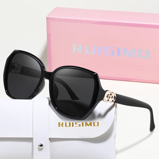 RUISIMO Polarized High Quality Simple Square Sunglasses Women Men Gradient Brand Sun Glasses Daily Leisure Male Female Glasses