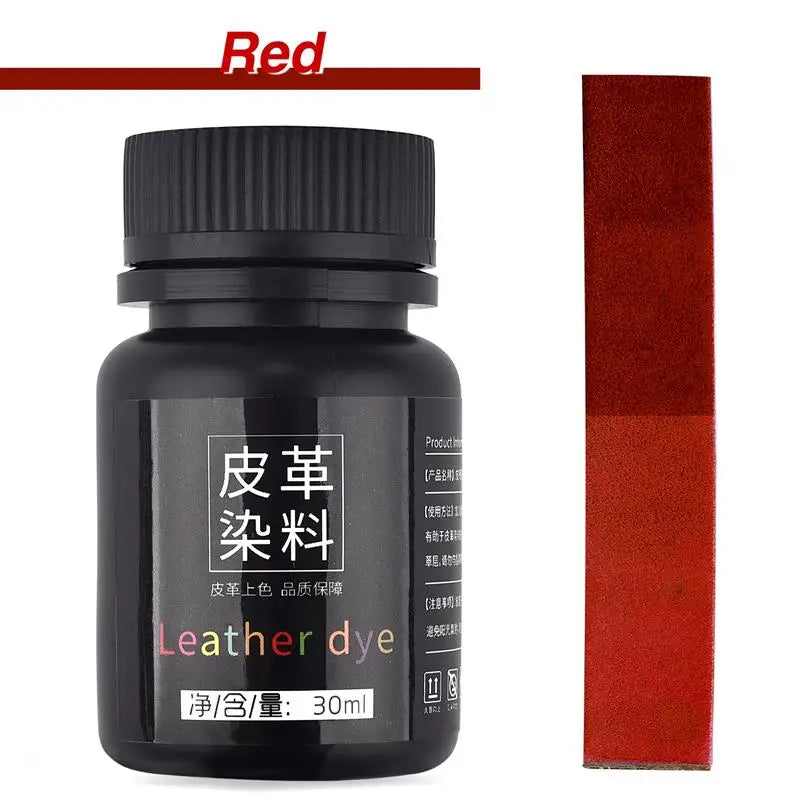 30ml Leather Dye Complete Set Of Diy Handmade Leather Cow Leather Dye Vegetable Tanned Leather Dye Alcohol Dye Water