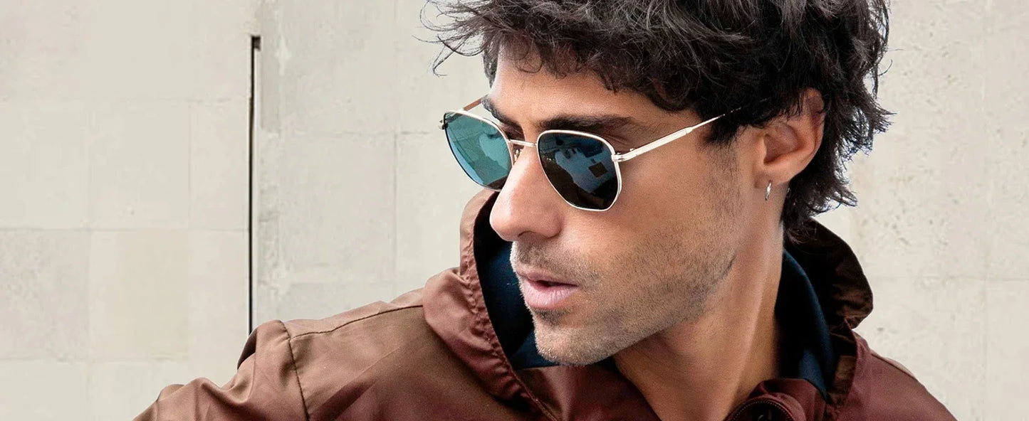 ZENOTTIC Trendy Polarized Prescription Sunglasses Hexagonal Progressive Sun Glasses For Men Women UV400 Protection Shades