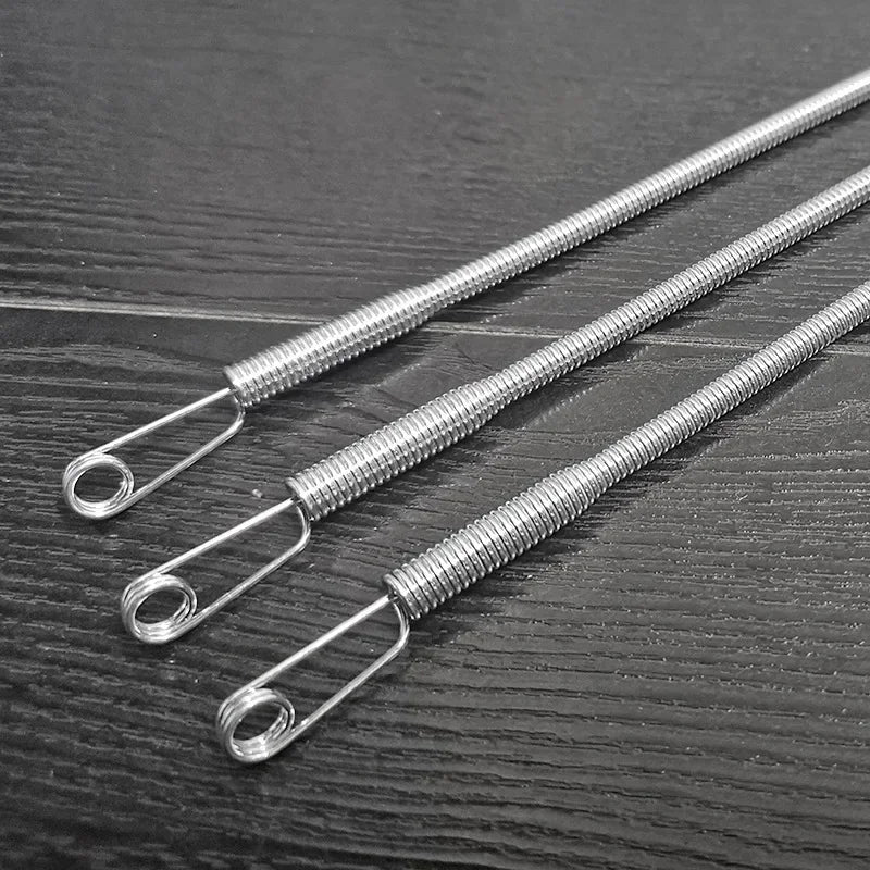 5/10/20PC Spring Drawstring Threader Clip Pants Hoodies Elastic Band Lace Cord Flexible Drawstring Thread DIY Sewing Accessories