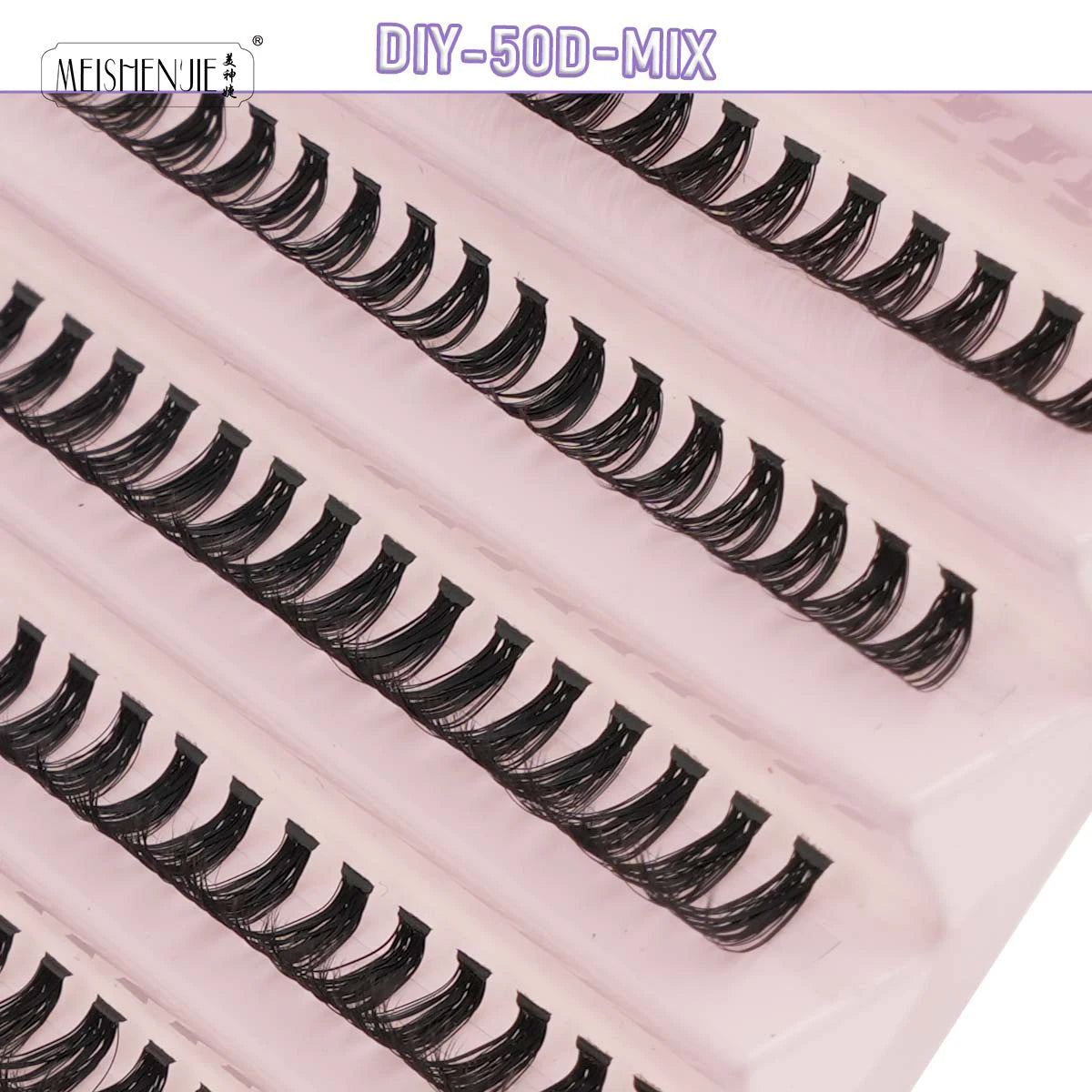 Lanjinglin DIY Lashes Extension Kit Eyelashes Clusters Lash Bond and Seal Makeup Tools for Gluing Lashes Gluing Glue Accessories