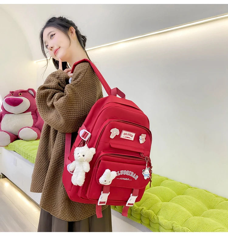 Backpacks Tuition Bag Pencil Case Crossbody Bag High Capacity School Bags 2024 Hot Sale for Girls and Boys Mochilas Escolares