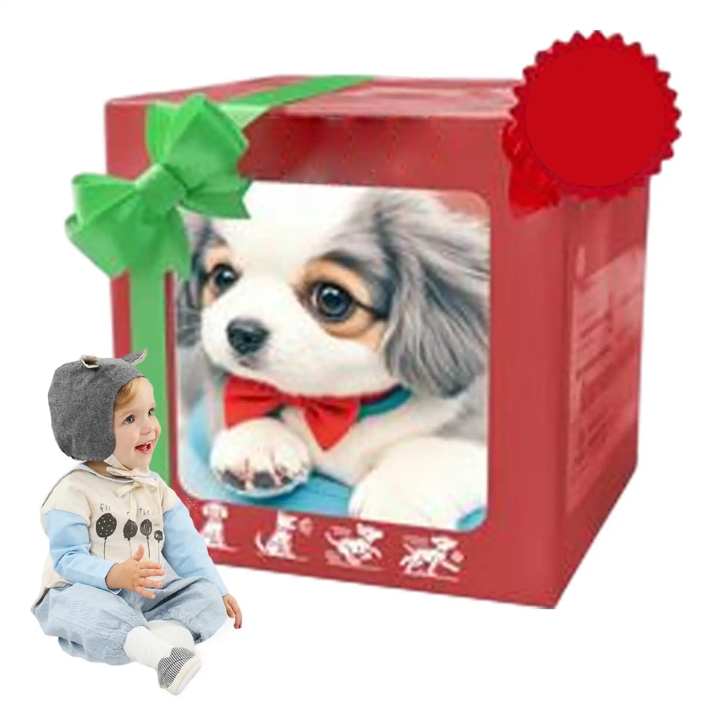 2025 New Robot Dog, Robot Puppy, Realistic Robots Puppy Cute Dogs Plush Doll Toy Gift Cartoon Children's Puppy Doll