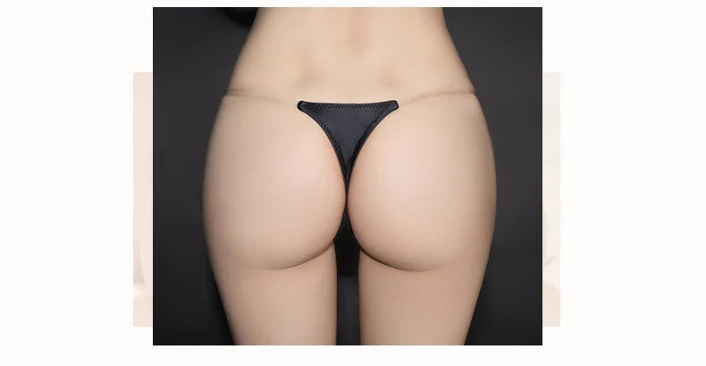 Sexy Erotic Transparent Thong Panties Thin Elastic Low Waisted Women's Underwear Allure G-String Shiny Lingerie Ladies Thongs